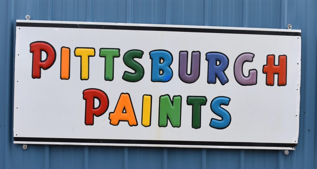 pittsburgh paints DB Collectible Signs