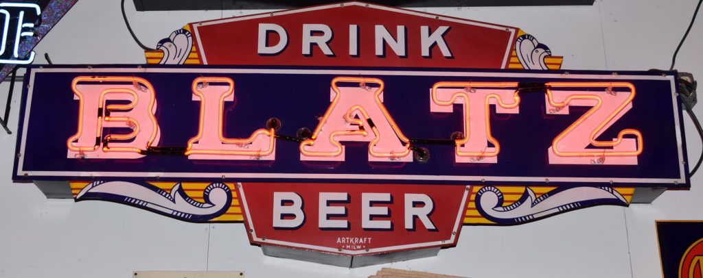 Blatz, Drink Beer, 6′ – DB Collectible Signs